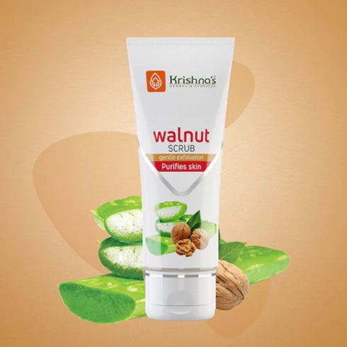 Krishna'S Herbal & Ayurveda Walnut Scrub