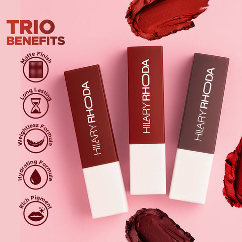 Hilary Rhoda Matte Trio Lipstick