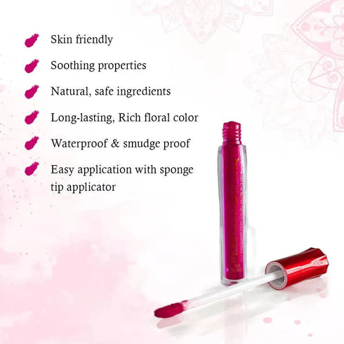 Keya Seth Aromatherapy Aromatic 100% Natural Liquid Sindoor (Magenta)