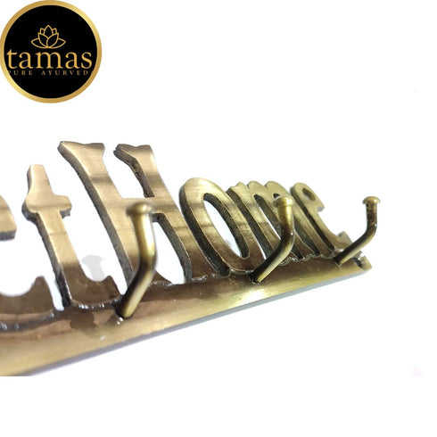 Tamas Brass Sweet Home Key Holder ( Brown)