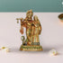 Brass Radha Krishna Same Base God Statue 0.915Kg