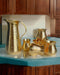 Tamas Brass Pitcher Shape Jug and 4 Glasses Set