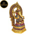 Tamas Brass Ganesh Bhagwan Sitting Posturel and Decorated with Multicolored Stone (Multicolor) Free Luxury Gift Box