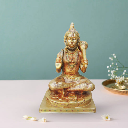 Brass Hanuman Ji Statue 5.3Kg