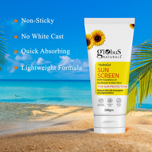 globus naturals Hydra Gel Sunscreen