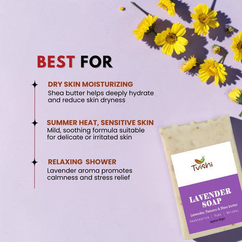Tvishi Skincare Lavender Soap