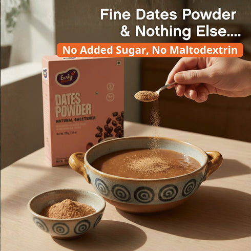 Early Foods Combo Pack of 3 Dry Dates Powder Natural Sweetener