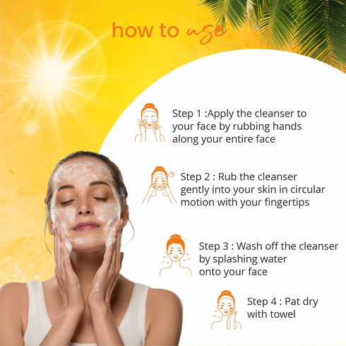 Globus Naturals DeTan Face Wash