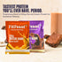 Fitfeast Taste the Variety 16 Assorted Sachets + 2 Peanut Butter (White Chocolate+Cookie Fudge)