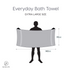 Wiselife Bath Towel 500 GSM (Grey)