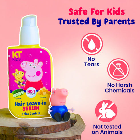 Kt Kids Peppa Pig Hair Leave In Serum