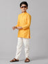 Ramraj Cotton Boys Fantastic Kurtha Full Sleeves Yellow FS1