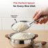 Vinod Stainless Steel Rice Server Rice Spoon Rice Chamcha Set of 2 22 cm High Grade Stainless Steel Mirror Finish Rust Free No 1