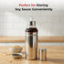 Vinod Stainless Steel Oil Pot 500 ml Crafted from Highest Grade Steel with Anti Drip Spout Rust Free Body and Dishwasher Safe Care
