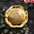 Engraved Flower Design Plate 15cm
