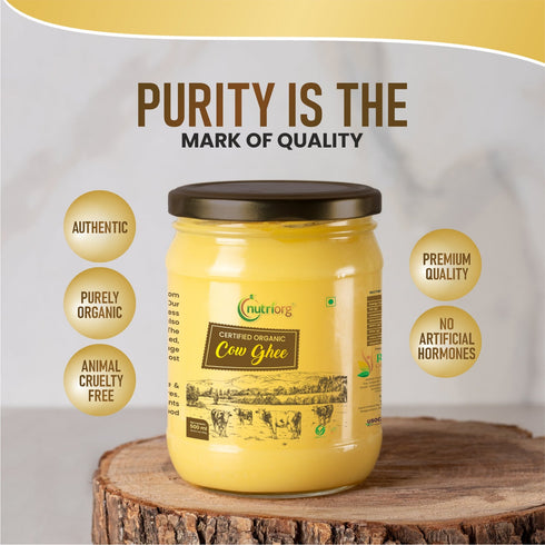 Nutriorg Certified Organic Cow Ghee