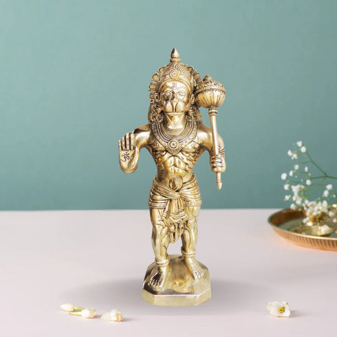 Brass Hanuman Ji Statue 5.32Kg