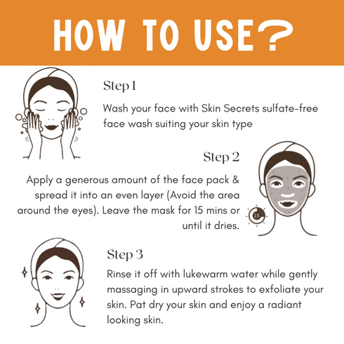 Skin Secrets De-Tan Pack for Instant Tan Removal