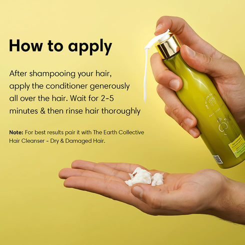 Theearthcollective in Dry & Damaged Hair Conditioner Honey Centella and Mandarin
