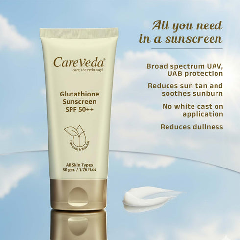 CareVeda Glutathione Sunscreen SPF 50++
