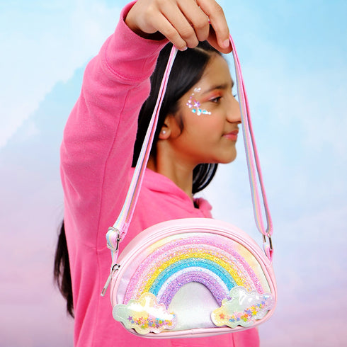 Whimsy Beauty Rainbow Sling Bag Beauty Kit