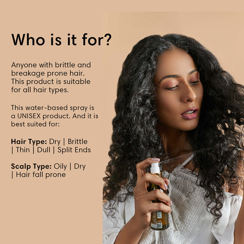 Theearthcollective in Hair Vitalizing Spray For Breakage Prone Hair Bhringraj Hibiscus & Mandarin