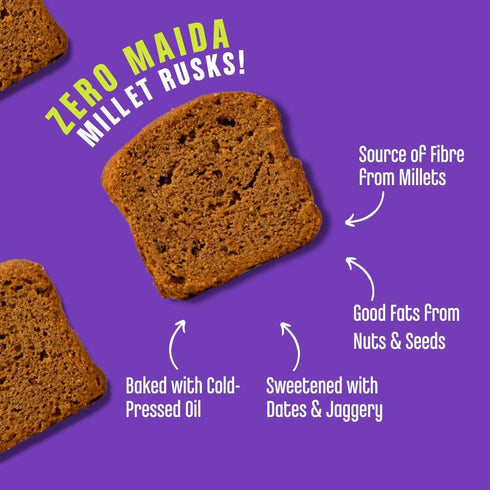 Early Foods Multigrain Millet Rusk