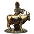 Cow Krishna Statue In Brass 0.12 Kg
