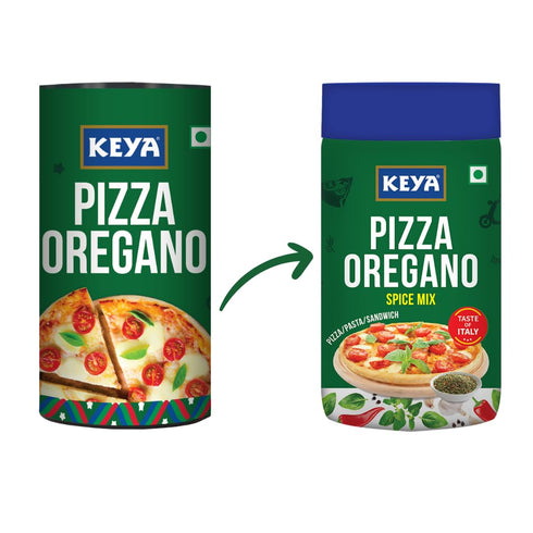Keya Italian Pizza Oregano Pizza Oregano Spice Mix Healthy Italian Seasoning Multipurpose Seasoning Vegan No Preservatives Artifical Colours & Flavours No MSG Sprinkler Perfect for Pizza Garlic Bread Makhana