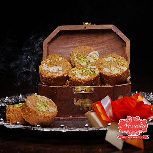 Novelty Sweets Amritsar Dry Fruit Besan Pinni