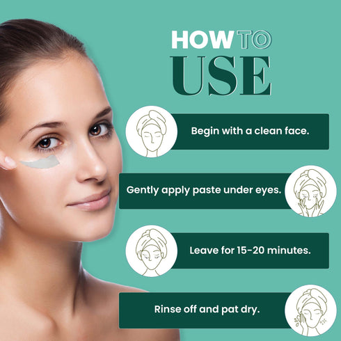 Wild Oak Advance Repair And Restoration Eye Masque With Kumkumadi Oil