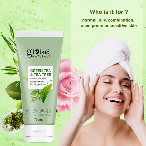 Green Tea & Tea Tree Face Wash