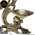 Tamas Brass Handcrafted Peacock Diya with Bell with Antique Finish