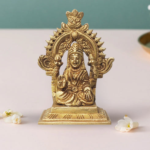 Brass Laxmi Ji Statue 0.21Kg