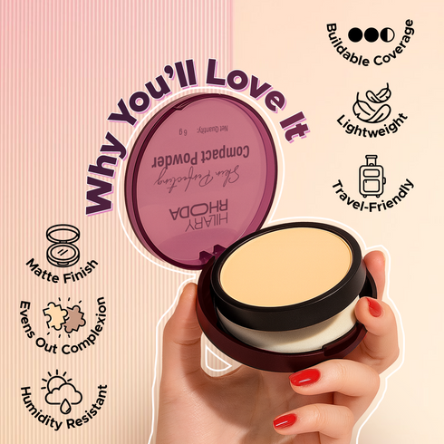 Hilary Rhoda Skin Perfecting Compact Powder