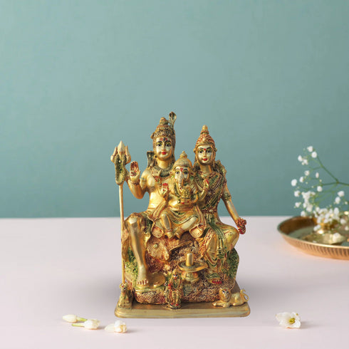 Brass Shiv Parivar Statue | Shiv Family Murti 15.12Kg