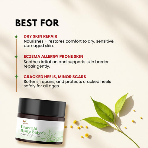 Tvishi Skincare Emerald Body Butter Salve