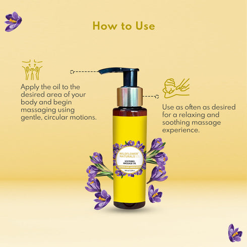 Wildflower Naturals Soothing Massage Oil