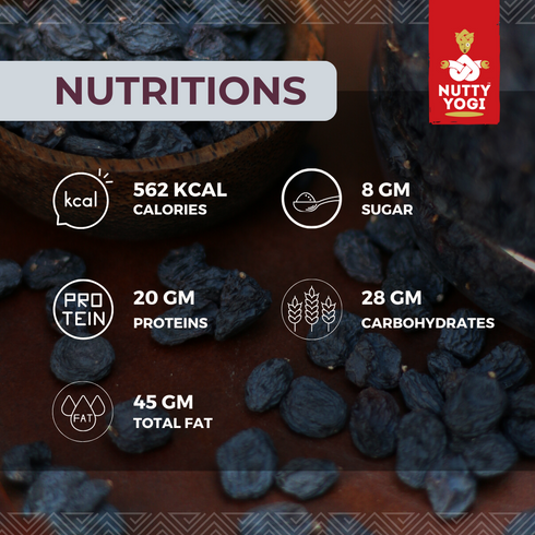 Nutty Yogi Black Raisin 1.5kgs jar Pack of 1 seedless