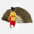 Raj Fancy Dresses Radha and Krishna Feather| Print Janmashtami Mythological Character Costume