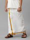 Ramraj Cotton Boys Readymade Single Layer Cream Dhoti