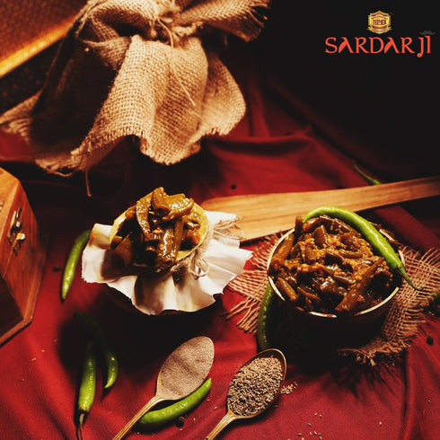 Sardar Ji Papad Hari Mirch Achar