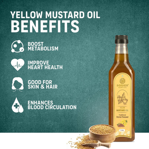 ROSIER Stone Pressed Yellow Mustard Oil