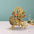 Brass Durgaji Colour Goddess Idol Statue 5.6Kg