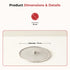 Vinod Stainless Steel Net Cover 2 pieces 6 No