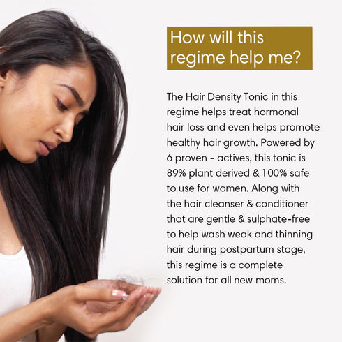 Theearthcollective in Postpartum Hair Care Regime for Hair Fall & Regrowth Post Pregnancy Hair Loss Treatment 100 Safe to Use
