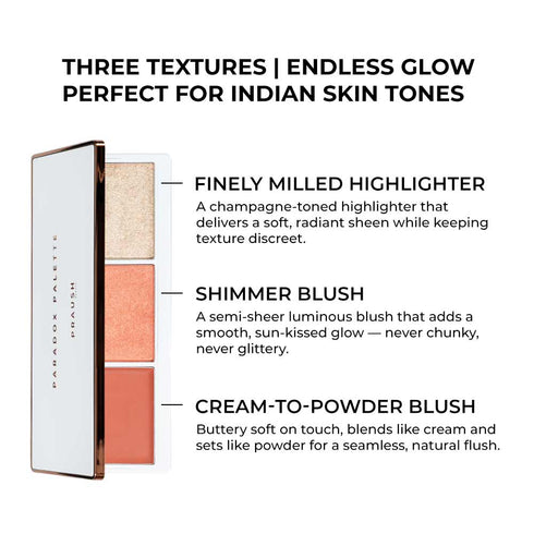 Praush Paradox Blush and Highlighter Palette