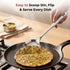 Vinod Stainless Steel Queen Kabdir Serving Spoon Cooking Spoon Spatula Set of 2 37 cm Long Handle High Grade Stainless Steel Rust Free Dishwasher Safe No 1