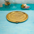 Tamas Brass Floral Etching Oval Ornate Serving Tray