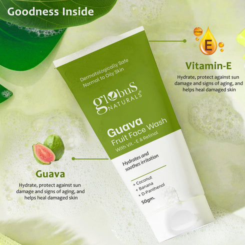 Globus Naturals Guava Fruit Face Wash